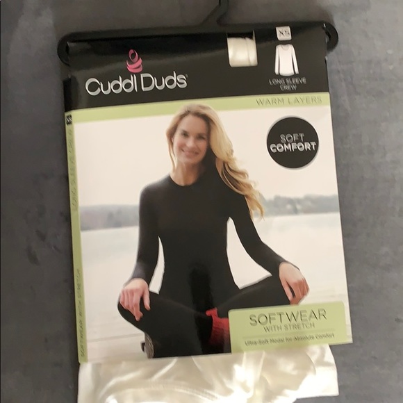 CuddlDuds Softwear Warm Layers Long Sleeve Crew - Picture 3 of 3